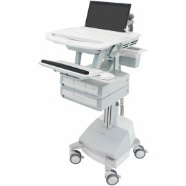 Ergotron StyleView Laptop Cart, SLA Powered, 4 Drawers