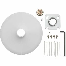 3/8 POLE MOUNT KIT, MXA901 ROUND, WHT