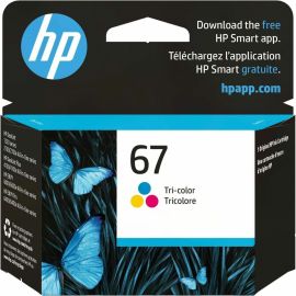 HP 67 Original Inkjet Ink Cartridge - Tri-color - 1 Each