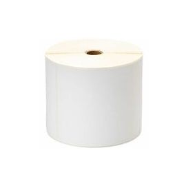 Brother 4in x 4in White Polypropylene Direct Thermal Label, Die Cut Roll