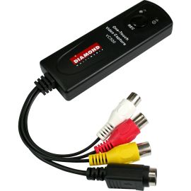 DIAMOND VC500 One Touch Video Capture Edit Stream or Burn to DVD USB 2.0