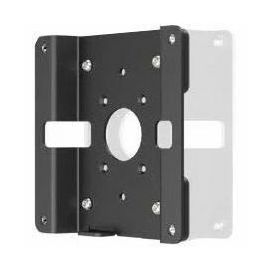 VESA GLASS MOUNT BRACKET WITH SECURITY SLOT BLACK