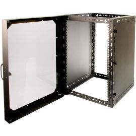 15U X 11U WALL MOUNT RACK WITH SIDE PANELS AND SWING DOOR