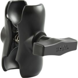 RAM SHORT DOUBLE SOCKET ARM FOR 1.5IN BALL BASES (OVERALL LENGTH: 3.5IN)