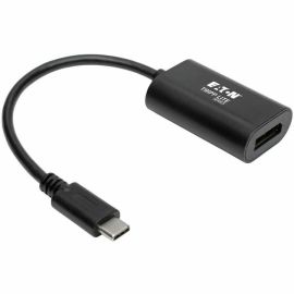 Tripp Lite by Eaton USB C to DisplayPort Video Adapter Converter 4K x 2K @ 60Hz, Black, USB Type C to DP, USB-C, USB Type-C 6in