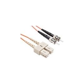 20 METER SC-ST OM1 1GIG FIBER OPTIC CABLE, ORANGE, OFNR, 62.5/125 FIBER, MULTIMO