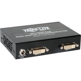 Tripp Lite by Eaton 2-Port DVI over Cat5/6 Splitter/Extender Box-Style Transmitter for Video Dual-Display DVI-D 200 ft. (60 m) TAA