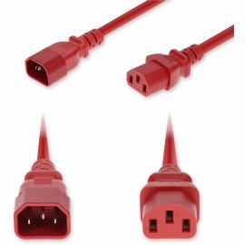2M C14 C13 18 AWG RED PWR CBL 250V AT 10A