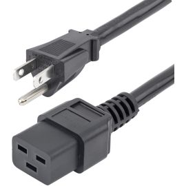 StarTech.com 6ft (1.8m) Heavy Duty Power Cord, NEMA 5-15P to C19, 15A 125V, 14AWG, Computer Power Cord, Heavy Gauge Power Cable