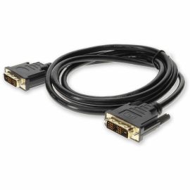 5PK 6ft DVI-D Single Link (18+1 pin) Male to DVI-D Single Link (18+1 pin) Male Black Cables For Resolution Up to 1920x1200 (WUXGA)