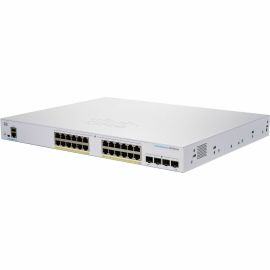 CBS350 MANAGED 24-PORT GE, FULL POE, 4X1G SFP REMANUFACTURED