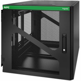 APC NETSHELTER 12U WALLMOUNT RACK ENCLOSURE CABINET SIDE MOUNT UPS DEPTH