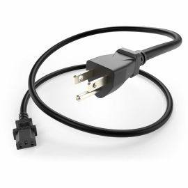 POWER CORD 5-15P TO C13 13AMP BLACK 15FT