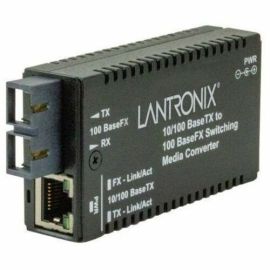 MINI 10/100BASETX TO 100BASEFX SWITCH, ST MM, 2KM W/BR