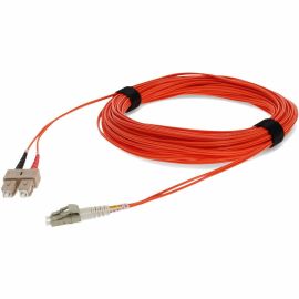 ADDON 14M SC TO LC ORANGE OM1 DUPLEX OFNR (RISER-RATED) TAA MMF FIBER PATCH CABL