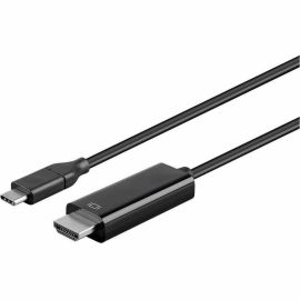 USB TYPE C TO HDMI 3.1 CABLE - 5GBPS, 4K@30HZ, BLACK, 9FT