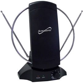 INDOOR HDTV DIGITAL AMPLIFIED ANTENNA SUPPORTS HDTV 1080P,1080I,720P BROADCAST R