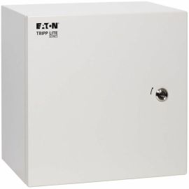 Tripp Lite by Eaton SmartRack Outdoor Industrial Enclosure with Lock - NEMA 4, Surface Mount, Metal Construction, 14 x 14 x 10 in., Gray