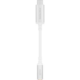 USB-C DIGITAL AUDIO ADAPTER - SILVER,USE REGULAR 3.5 MM HEADPHONES. SUPPORTS HIG