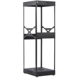 S1 RACK, 12U, 23 DEEP, INCLUDES FLOOR LEVELERS