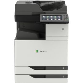 Lexmark CX920 CX921de Laser Multifunction Printer-Color-Copier/Fax/Scanner-35 ppm Mono/35 ppm Color Print-1200x1200 Print-Automatic Duplex Print-200000 Pages Monthly-1150 sheets Input-Color Scanner-1200 Optical Scan-Color Fax-Giga