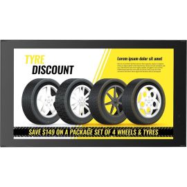 LA FTZ OUTDOOR SIGNAGE 21.5IN24/7 1500NITSSIGNAGE25 HAZE