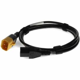 ADDON 6FT C13 FEMALE TO C14 MALE 18AWG 100-250V AT 10A BLACK POWER CABLE