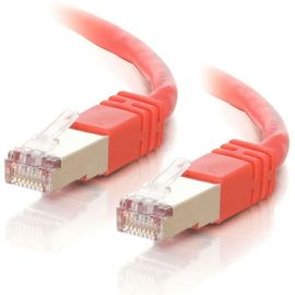 7FT CAT5E MOLDED STP CABLE-RED