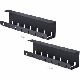 UNDER DESK CABLE MANAGEMENT - SLOTTED STYLE CABLE ORGANIZER TRAY