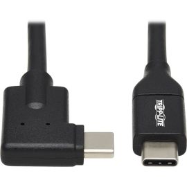 Tripp Lite by Eaton USB-C Cable (M/M) - USB 3.2 Gen 1 (5 Gbps) Thunderbolt 3 Compatible Right-Angle Plug 1 m (3.3 ft.)