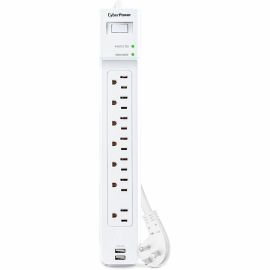 CyberPower P704URC1 Essential 7 - Outlet Surge Protector with 2000 J Surge Suppression