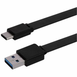 MONOPRICE FLAT USB TYPE-C TO TYPE-A 3.2 GEN1 CHARGE AND SYNC CABLE_ 5GBPS_ 3A_ B