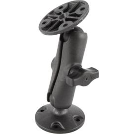 RAM COMPOSITE DOUBLE SOCKET MOUNT WITH TWO 2.5 DIAMETER BASES