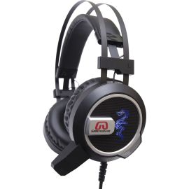 FALCON OVER THE EAR STEREO PC GAMING HEADSET WITH MICROPHONE LED LIGHTS