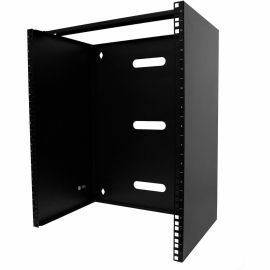 StarTech.com 14U Wall Mount Rack, 14in Deep, 19 inch Wall Mount Network Rack, Wall Mounting Patch Panel Bracket for Switch/IT Equipment