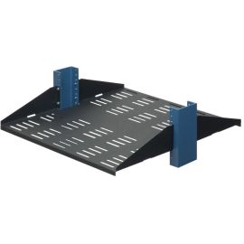 2U 2POST CENTER MOUNT SHELF 20IN DEPTH (FLANGED DOWN VENTED)