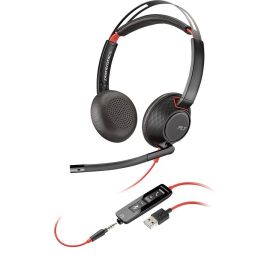 POLY BLACKWIRE C5220 HEADSET STEREO - USB-C  USB-A - WIRED