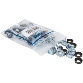 INTELLINET CAGE NUT SET FOR 19 INCH RACKS OR CABINETS, 20 PIECES SET.