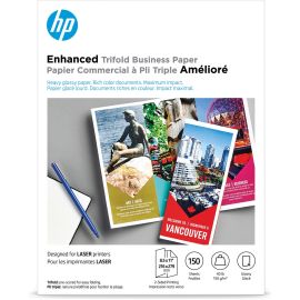 HP TRI-FOLD BROCHURE PAPER 150 SHT LTR SIZE,150 SHT.,BRIGHT,GLOSSY COATED,PRE-SC