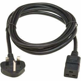 UK COMPUTER POWER CORD BS 1363 TO C19 - 13A 250V