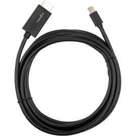 Rocstor Premium Mini DisplayPort to HDMI cable - 10 ft (3m) - 4K/2K - DisplayPort to HDMI Cable - For MacBook, Macbook Pro, Macbook Air, Mac Mini, Ultrabook, Projector, Desktop Computer - 10 ft - 1 Pack - 1 x Mini DisplayPort Male