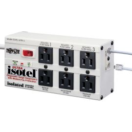 Tripp Lite by Eaton Isobar Surge Protector Metal RJ11 6 Outlet 6' Cord 3330 Joules