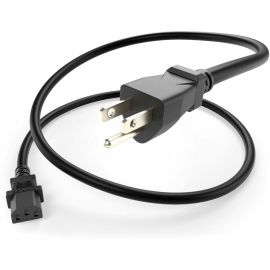 POWER CORD 5-15P TO C13 10AMP BLACK 10FT