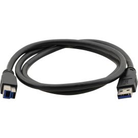KRAMERS C-USB3/AB IS A SUPERSPEED USB 3.0 TYPE-A MALE TO TYPE-B MALE CABLE USED