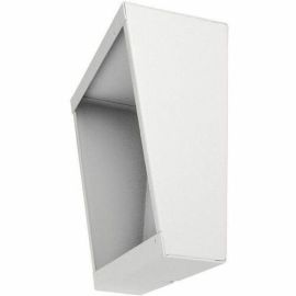 VANDAL RESISTANT,SQUARE,SLANTED,SURFACE MOUNT ENCLOSURE,4IN DEEP,WHITE POWDER CO