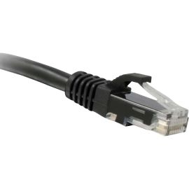 CAT6 550MHZ PATCH CORD BOOTED SNAGLESS- 1.5FT BLACK
