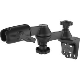 RAM VERTICAL MOUNTING BASE WITH DOUBLE 6 INCHES SWING ARM AND SWIVEL SINGLE SOCK