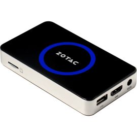 Zotac ZBOX P ZBOX-PI320-W2B Desktop Computer - Intel Atom Z3735F 1.33 GHz - 2 GB RAM DDR3L SDRAM - Mini PC - Black