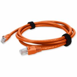 ADDON 10FT RJ-45 (MALE) TO RJ-45 (MALE) ORANGE SNAGLESS CAT6 CROSSOVER UTP PVC C