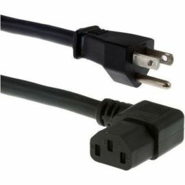 POWERCORD5-15PTOC13RIGHT ANGLE BLACK10FT